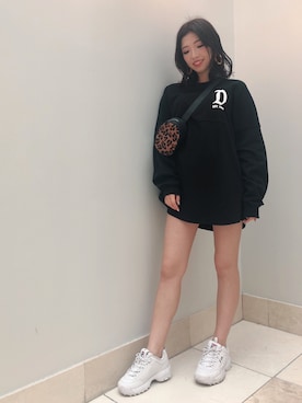 「アイテム（ピアス（両耳用））」を使った、M♡さん（レディース・157cm・20代）の秋コーディネート