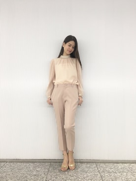 「JILL STUART（ジルスチュアート）のアイテム（パンツ）」を使った、ＨＡＺＵＫＩさん（レディース・170cm）の冬コーディネート