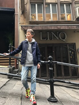 W Y Yeungさん（メンズ・165cm）の冬コーディネート