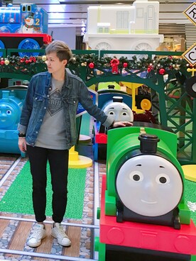 W Y Yeungさん（メンズ・165cm）の冬コーディネート