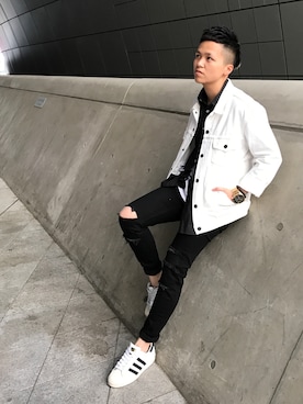 W Y Yeungさん(メンズ・165cm)の春コーディネート