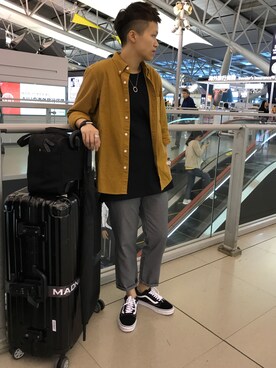 W Y Yeungさん（メンズ・165cm）の秋コーディネート