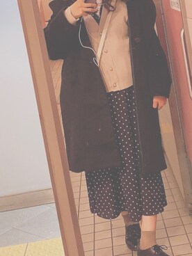「SEVENDAYS=SUNDAY（セブンデイズサンデイ）のアイテム（チェスターコート）」を使った、Maroさん（レディース・162cm）の春コーディネート