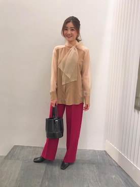 YuinoKikuchiさん（レディース・160cm）の秋コーディネート