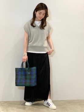 「OJO DE MEX（オホデメックス）のアイテム」を使った、YuinoKikuchiさん（レディース・160cm）の春コーディネート