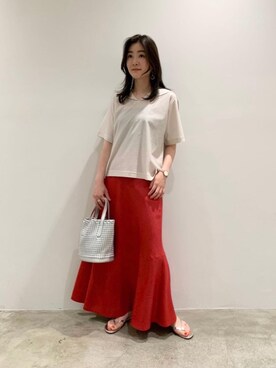 YuinoKikuchiさん（レディース・160cm）の春コーディネート