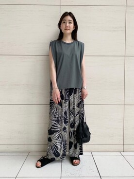 YuinoKikuchiさん（レディース・160cm）の春コーディネート