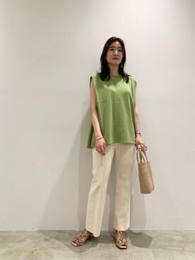 YuinoKikuchiさん（レディース・160cm）の夏コーディネート