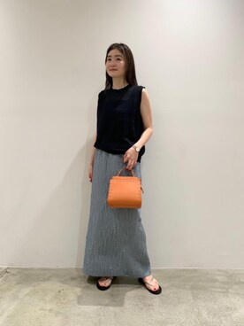 YuinoKikuchiさん（レディース・160cm）の夏コーディネート