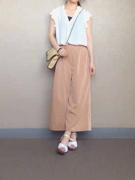 ちーさん(レディース・154cm)の夏コーディネート