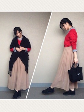 ちーさん(レディース・154cm)の秋コーディネート