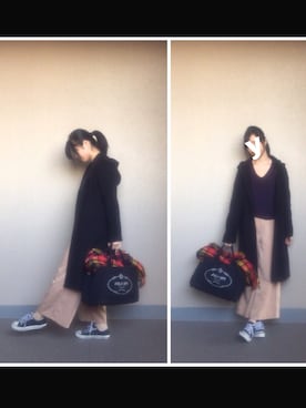 「YEVS（イーブス）のアイテム（ジャケット/アウター）」を使った、ちーさん（レディース・154cm）の秋コーディネート