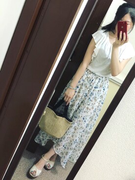 ちーさん(レディース・154cm)の夏コーディネート