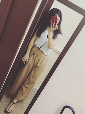 ちーさん（レディース・154cm）の夏コーディネート