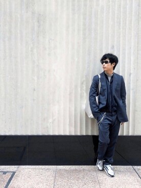 「Alexander McQueen（アレキサンダーマックイーン）のアイテム（ジャケット/アウター）」を使った、Marbleさん（メンズ・177cm）の秋コーディネート