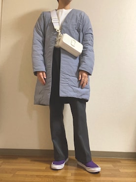 「MARC JACOBS（マークジェイコブス）のアイテム（バッグ）」を使った、Kuriさん（メンズ・161cm）の冬コーディネート