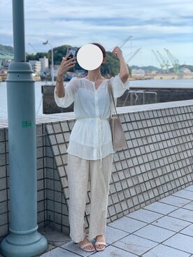 ここみざわさん（レディース・161cm）の夏コーディネート