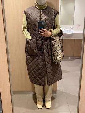 「THE SHINZONE（ザ　シンゾーン）のアイテム（その他アウター）」を使った、ahiroさん（レディース・165cm）の秋コーディネート