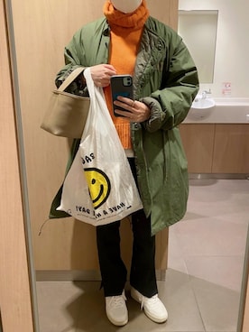 「chiiiibag」｜ahiroさん（レディース・165cm）の冬コーディネート