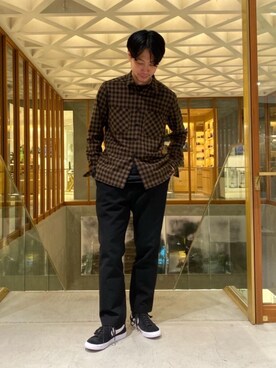 木原 大輔さん(メンズ・178cm)の秋コーディネート