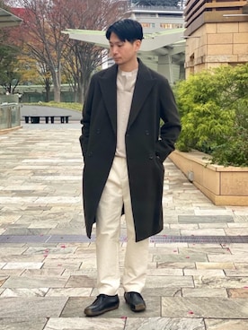 木原 大輔さん（メンズ・178cm）の冬コーディネート