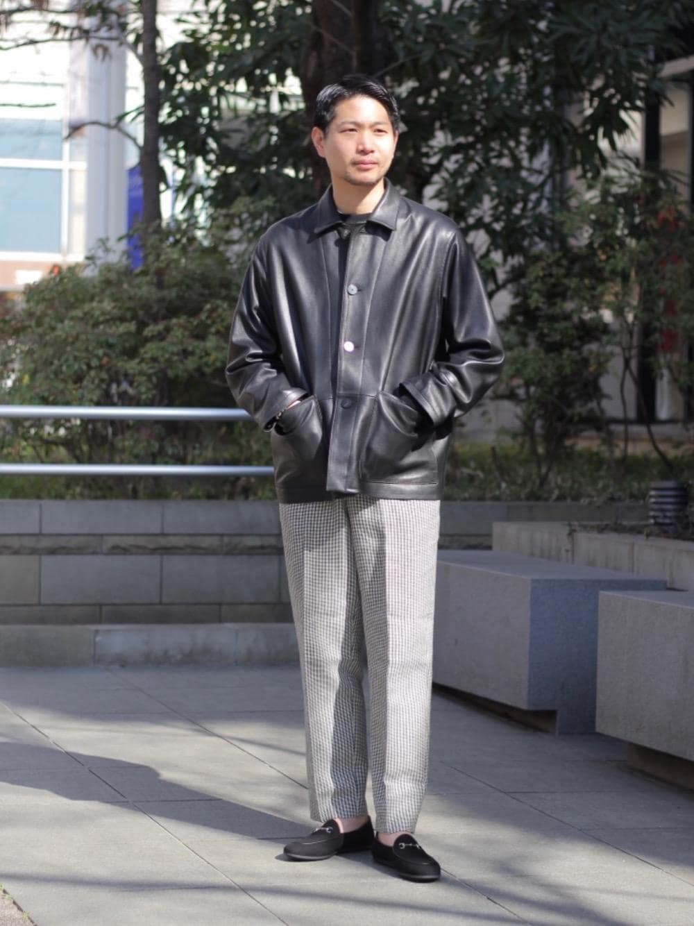 ＜UNITED ARROWS＞ ラムレザー カバーオール UNITED ARROWS（ユナイテッドアローズ）の「＜UNITED ARROWS