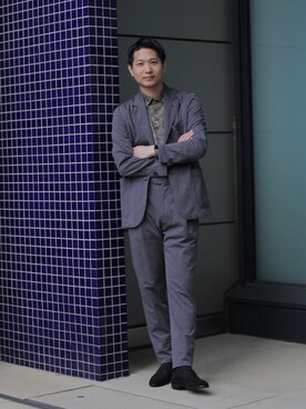 「ベーシック/トラッド」｜木原 大輔さん（メンズ・178cm）の春コーディネート