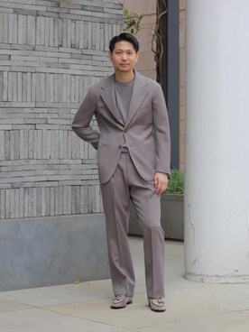 「ベーシック/トラッド」｜木原 大輔さん（メンズ・178cm）の春コーディネート