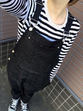 「ROTHCO（ロスコ）のアイテム（ハンチング/ベレー帽）」を使った、𓃟chibi𓃟さん（レディース・154cm）の春コーディネート