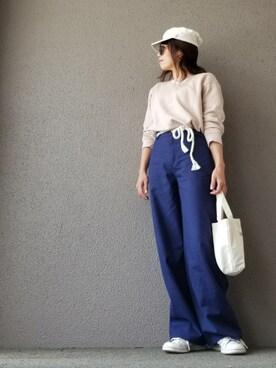 「NOWiSTYLE（ナウアイスタイル）のアイテム」を使った、may_shionさん（レディース・155cm）の春コーディネート