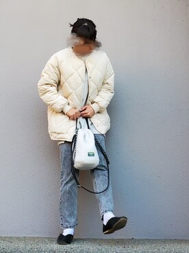 「大人ミューズ（オトナミューズ）のアイテム」を使った、may_shionさん（レディース・155cm）の冬コーディネート