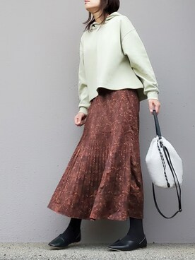 「大人ミューズ（オトナミューズ）のアイテム」を使った、may_shionさん（レディース・155cm）の冬コーディネート