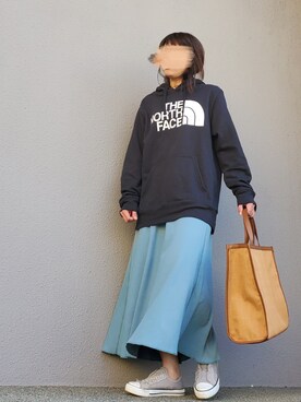 「ノースフェイス」｜may_shionさん（レディース・155cm）の春コーディネート