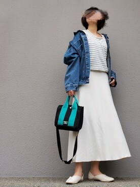 「GLOW（グロウ）のアイテム」を使った、may_shionさん（レディース・155cm）の春コーディネート