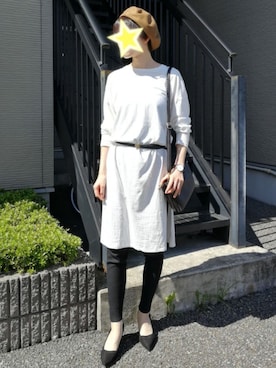 「TODAYFUL（トゥデイフル）のアイテム（ハンチング/ベレー帽）」を使った、shi_ho...さん（レディース・166cm）の秋コーディネート