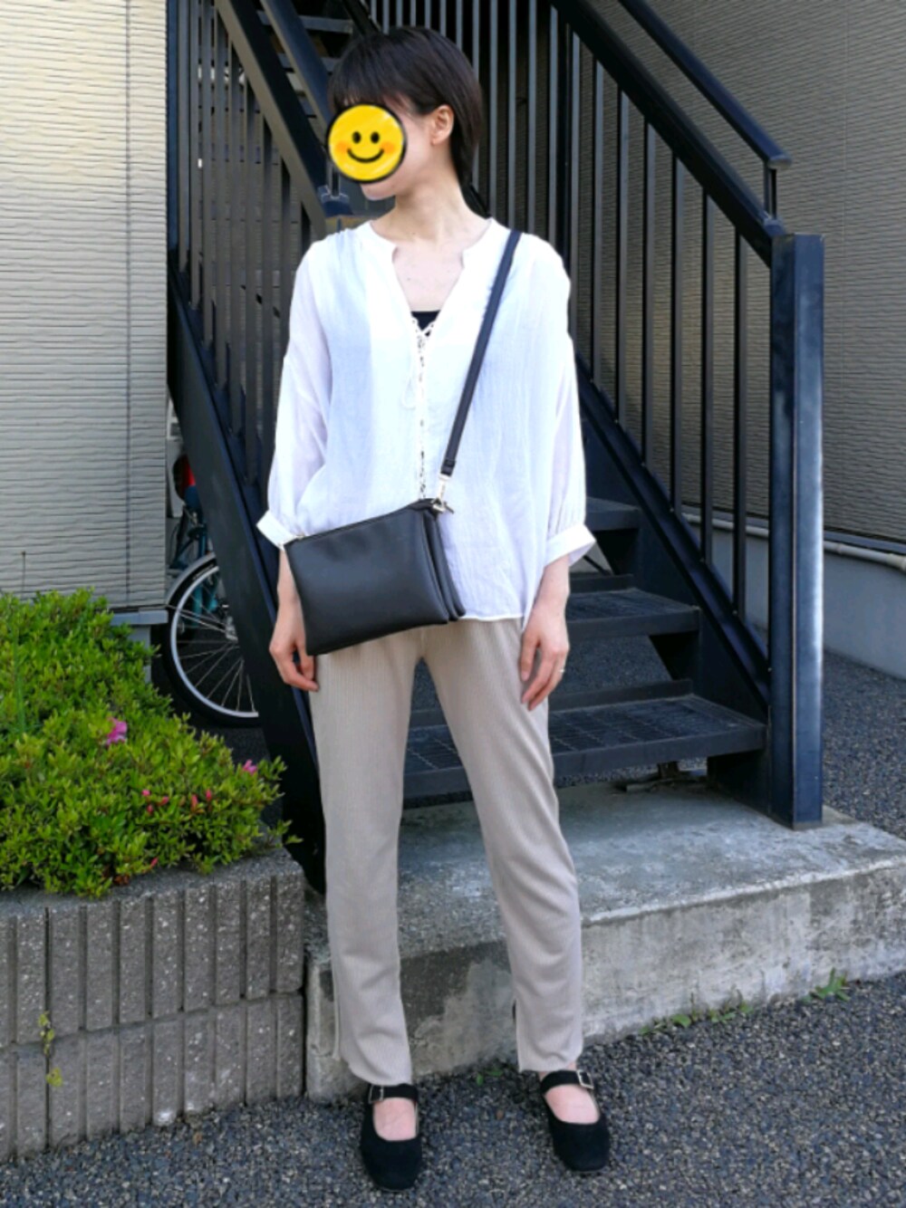 TODAYFUL（トゥデイフル）の「レースアップシャツ（シャツ/ブラウス
