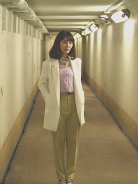 ゆみふぉん。さん（レディース・160cm）の春コーディネート