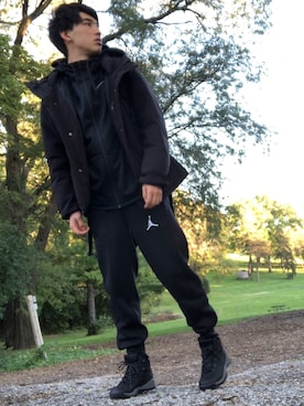 「Jordan」｜「アイテム（その他アウター）」を使った、そうたさん（メンズ・175cm）の秋コーディネート