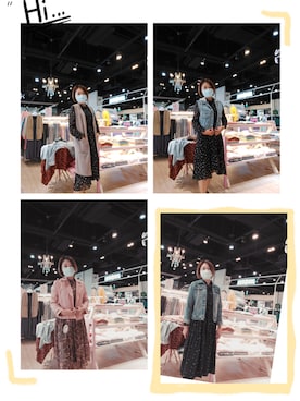 「Pink（ピンク）のアイテム」を使った、川柳さん（レディース・162cm）の秋コーディネート