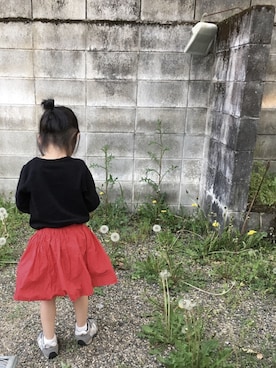 「アイテム（スカート）」を使った、hinananazenさん（キッズ・100cm）の春コーディネート