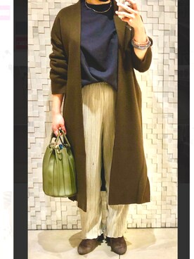 　　茶色。さんのコーディネート