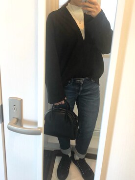 「無印良品」｜　　茶色。さん（レディース・152cm）の冬コーディネート