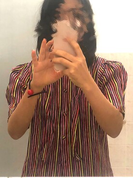 「agnes b.（アニエスベー）のアイテム（トップス、その他）」を使った、korean spring cold さん（レディース）の秋コーディネート