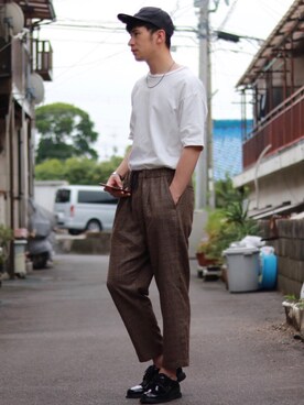 えがさん(メンズ・183cm)の夏コーディネート