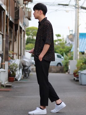 えがさん（メンズ・183cm）の夏コーディネート