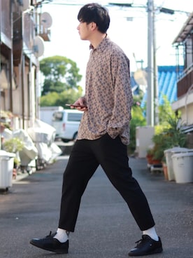 えがさん（メンズ・183cm）の秋コーディネート