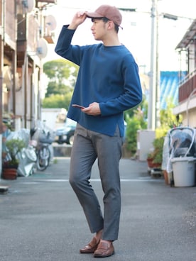 えがさん（メンズ・183cm）の秋コーディネート