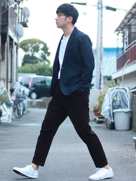 えがさん（メンズ・183cm）の秋コーディネート