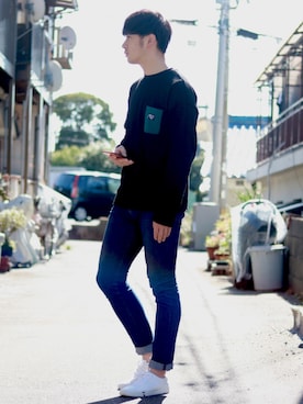 えがさん(メンズ・183cm)の秋コーディネート