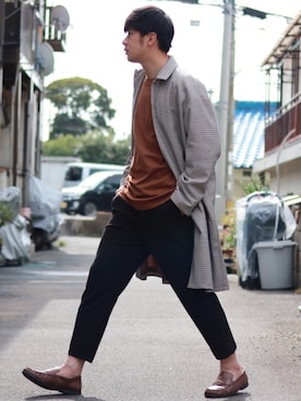 えがさん(メンズ・183cm)の秋コーディネート